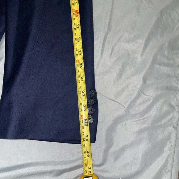 Jos A Bank Mens Slim Fit Navy Blue Blazer - Picture 15 of 16